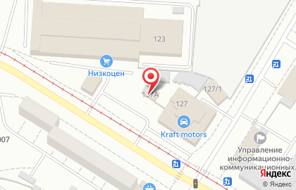 Торговая компания Сибирь Колесо на Октябрьской улице на карте