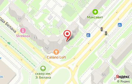 Аптечный пункт в Октябрьском районе на карте