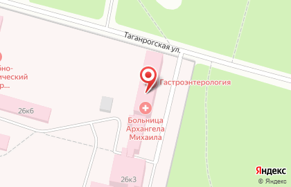 Городская больница №6 на улице Лобачевского, 26 к 1 на карте