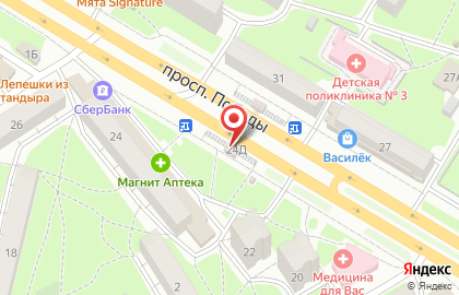 Магазин цветов Цветочный мир на проспекте Победы на карте