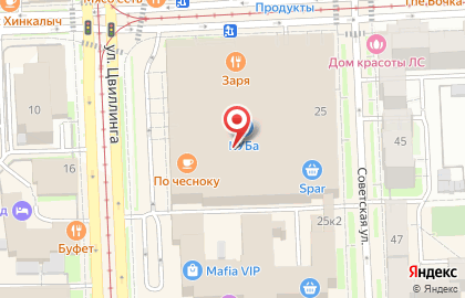 Ювелирная сеть Злато на улице Цвиллинга на карте
