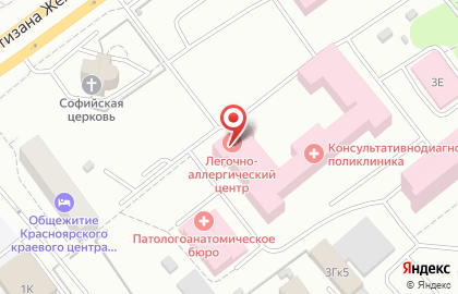 Красноярская региональная ассоциация анестезиологов и реаниматологов на карте