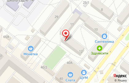 Ломбард Экспресскредит 24 на улице 4-го микрорайона в Шелехове на карте