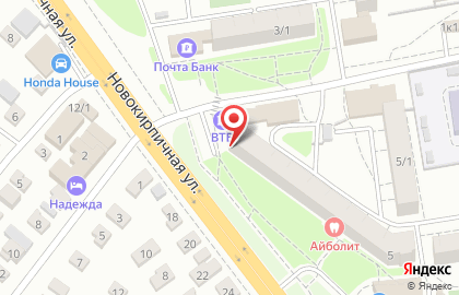 Центр иностранных языков AlfaBet на Новокирпичной улице на карте