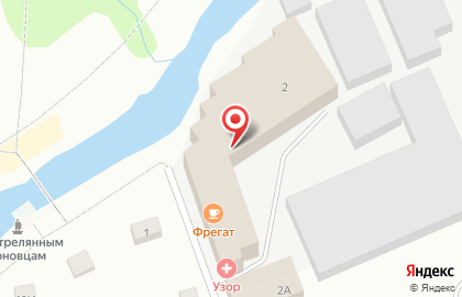Узор на Оредежской улице на карте