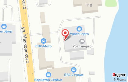 Магазин товаров для дома на улице Маяковского на карте