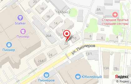 Ритуальный магазин Некрополь в Октябрьском районе на карте