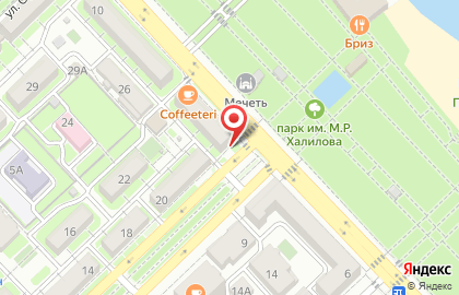 Кафе быстрого питания Gyro 1 в Каспийске на карте