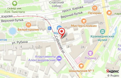 Винотека Стрижамент на проспекте Кирова на карте