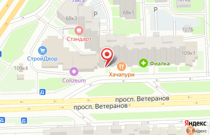 Аптека Вита в Санкт-Петербурге на карте