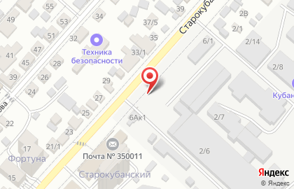 Продовольственный магазин на Старокубанской, 6а к2 на карте