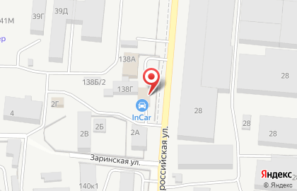 Магазин автоаксессуаров ИнКар в Железнодорожном районе на карте