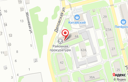 Прокуратура Первомайского района на Деповской улице на карте