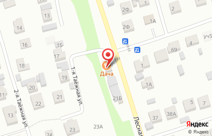 Кафе Дача в Советском районе на карте