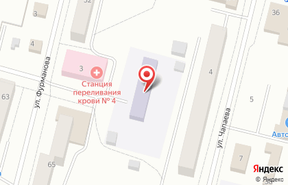 Детский сад №48 на улице Фурманова на карте