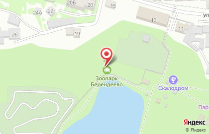 Зоопарк Берендеево в Пятигорске на карте