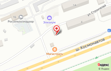Тренажерный зал Атлант на улице Строителей на карте