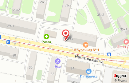 Эконом-парикмахерская Эстель на Нагатинской улице на карте