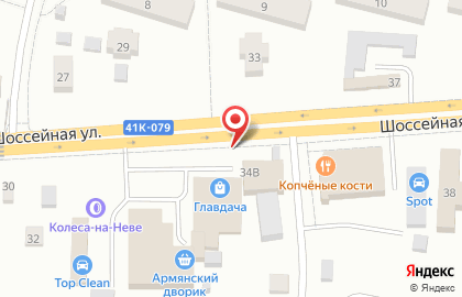 Продуктовый магазин в Санкт-Петербурге на карте