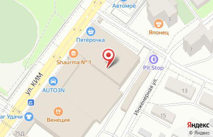 Салон сотовой связи Т-ком в Мотовилихинском районе на карте