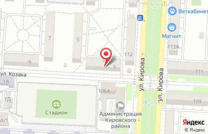 Парикмахерская Камелия в Кировском районе на карте