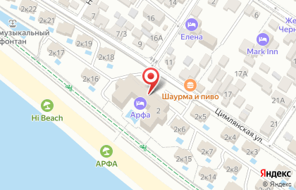 Офис продаж Арфа-парк на карте
