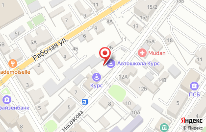 Автошкола Курс в Иркутске на карте