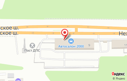 Торговый дом Автосалон-2000 в Ленинском районе на карте