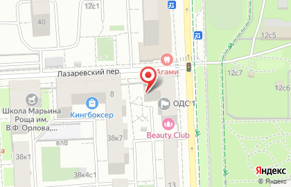 Марьина Роща на улице Советской Армии на карте