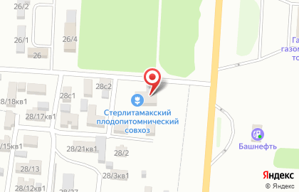 Стерлитамакский плодопитомнический совхоз, МУСП на карте