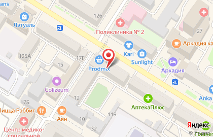 Оптика Панацея на улице Ленина на карте