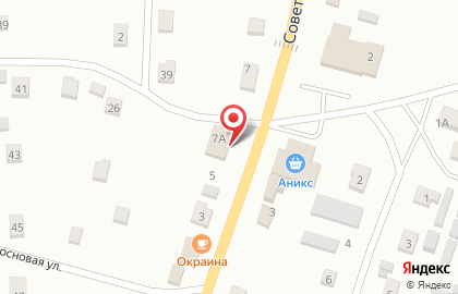 Автокомплекс на Советской улице на карте
