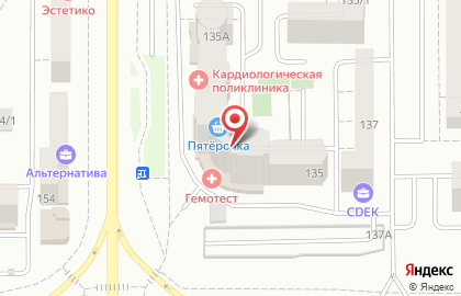 Гостиница Очаг в Орджоникидзевском районе на карте