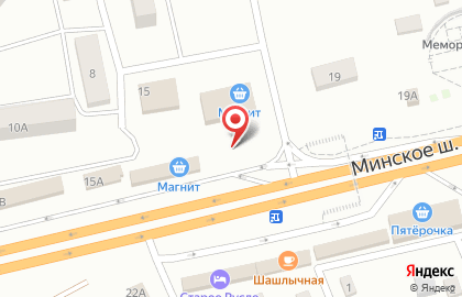 Киоск фастфудной продукции на улице Победы на карте