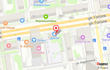Компания по продаже входных, межкомнатных дверей и фурнитуры Dip54.ru на карте