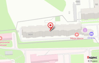 Арена на бульваре Гагарина на карте