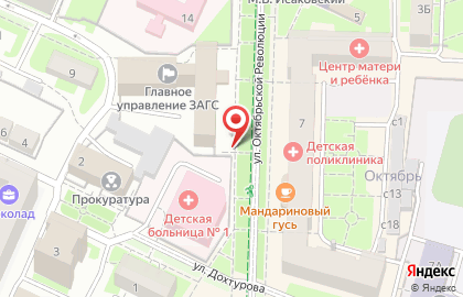 SI на улице Октябрьской Революции на карте