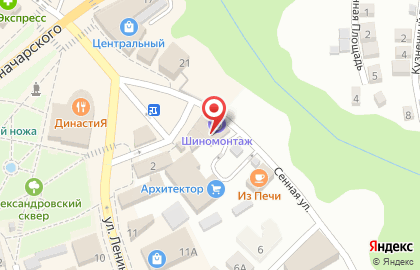 Шиномонтаж в Нижнем Новгороде на карте