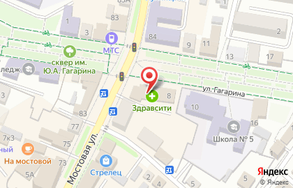 Гостиница Тихая сосна на карте