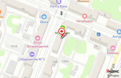 Салон ВАУ оптика на Советской улице на карте