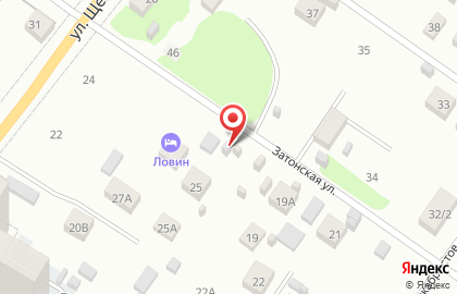Шиномонтажная мастерская на Затонской улице на карте