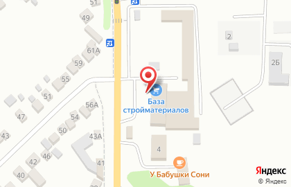 База строительных материалов СтройДом на Харьковской улице на карте