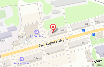 Магазин детских товаров Bambini на Октябрьской улице на карте