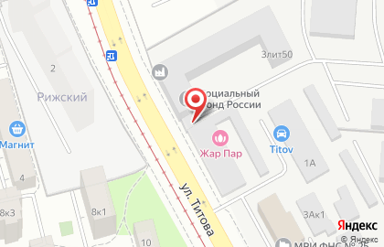 Салон оптики Зеркальный на улице Титова на карте