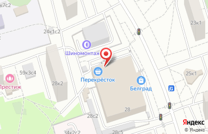 Магазин Владимирский стандарт на Домодедовской на карте