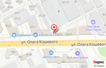 ООО ТК Гурман на улице Олега Кошевого на карте