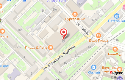 ОАО НБ Траст на улице Маршала Жукова на карте