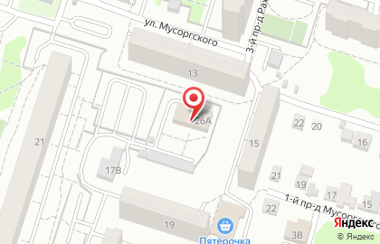 Торгово-строительная компания Эко-Дом Сервис на улице Мусоргского на карте