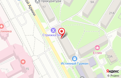 Микрофинансовая организация АктивДеньги на улице Советской Армии на карте