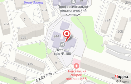 Детский сад №188 на Международной улице на карте